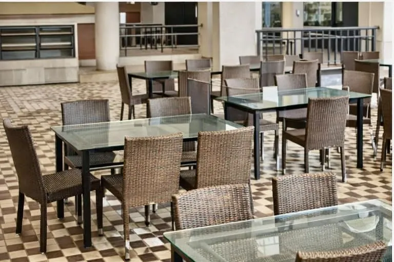 The dining space at Urban Rasoi