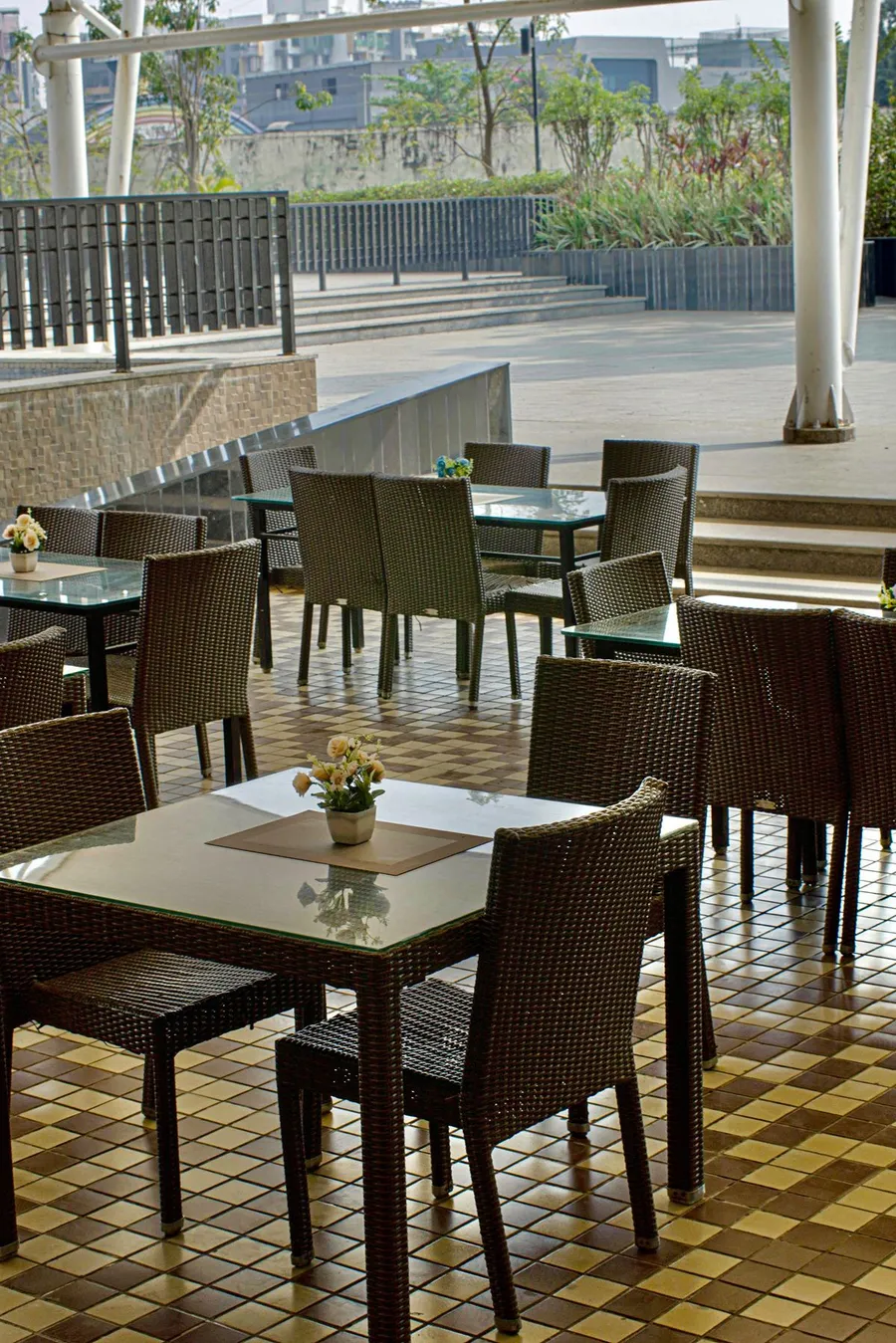 The terrace view at Urban Rasoi